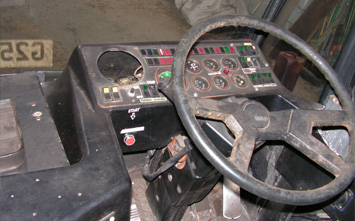 Cab area