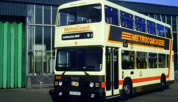5507 (C507 KBT) pictured early in life, at rest outside Bramley Garage in Leeds