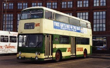 591 in Leeds City Bus Station